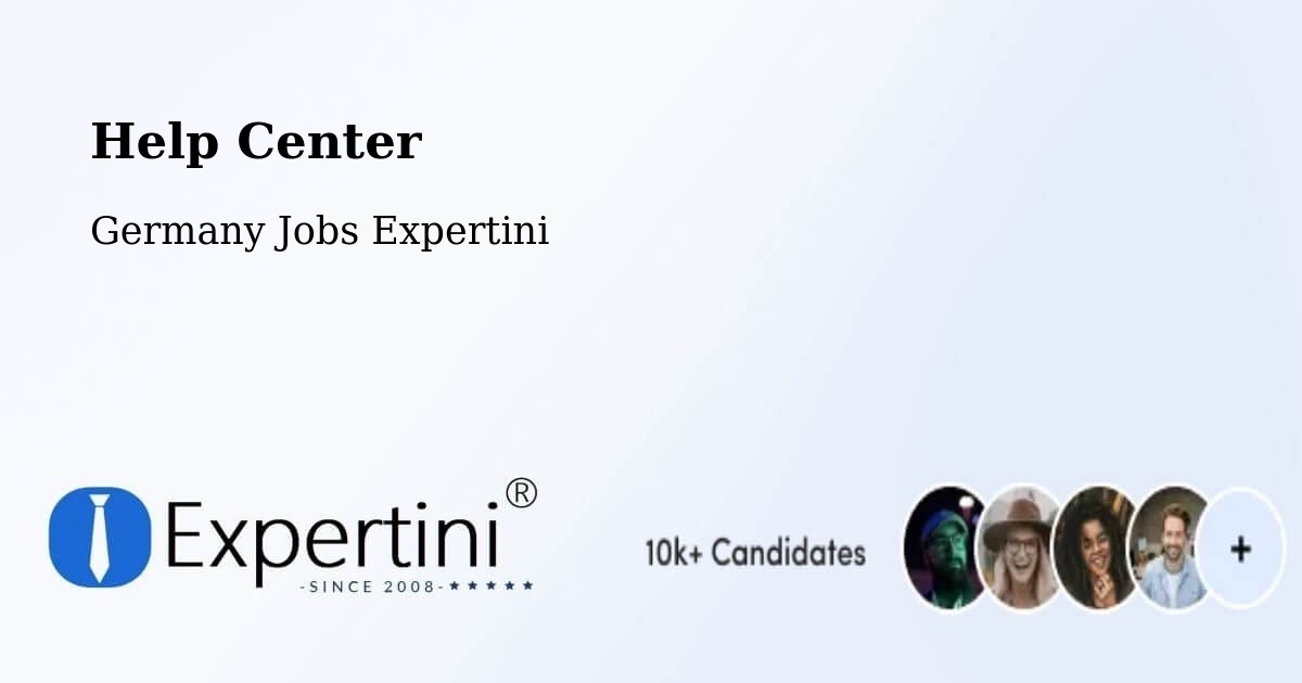 Help Center – Mainburg - Germany Jobs Expertini